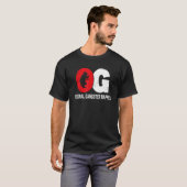 Og Original Gangster Rapper Gangsta Rap Lifestyle T-shirt (Voorkant volledig)
