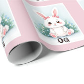OG Paashaas Grappig Cadeaupapier (Rol Hoek)