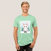 OG Paashaas Grappig Tri-Blend Shirt (Voorkant volledig)