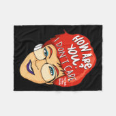 Og Pammy  Fleece Deken (Voorkant (Horizontaal))