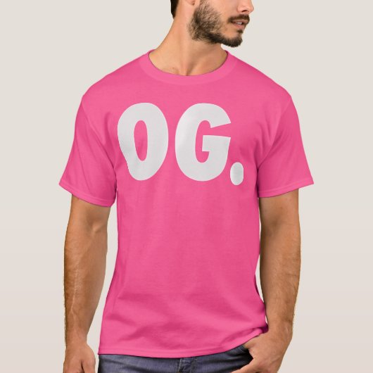 OG Shirt voor Heren Originele gangster Compton Cal (Voorkant)