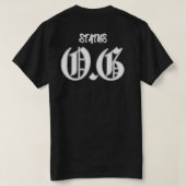OG-status teruggetroffen T-shirt (Design achterkant)