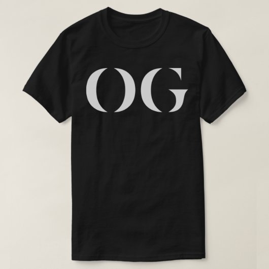 OG The Original Gangster Old School Street Legend T-shirt (Design voorkant)