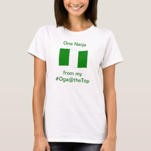 Oga bovenaan t-shirt