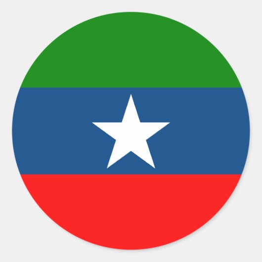 Ogaden, Estland Ronde Sticker (Voorkant)