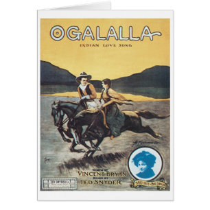Ogalalla Indian Love Song Songbook Hoesje