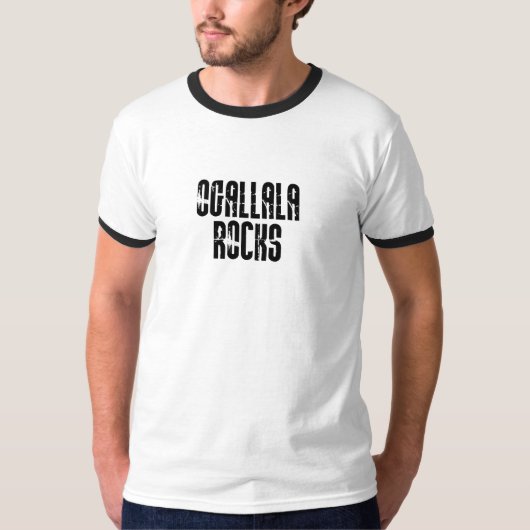 Ogallala Nebraska Rocks T-shirt (Voorkant)