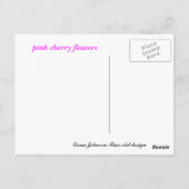 Ogange California Flower Briefkaart (Achterkant)