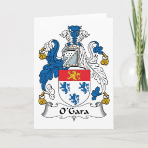 O'Gara Family Crest Kaart