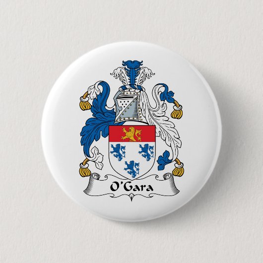 O'Gara Family Crest Ronde Button 5,7 Cm (Voorkant)