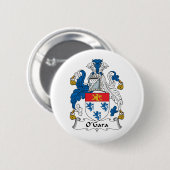 O'Gara Family Crest Ronde Button 5,7 Cm (Voorkant /achterkant)