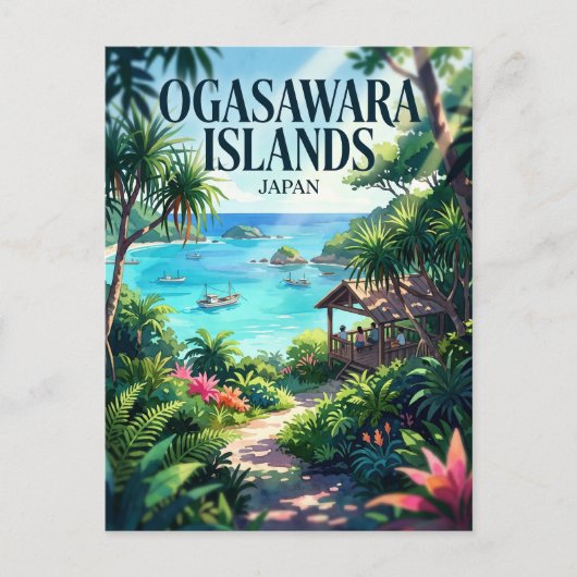 Ogasawara-eilanden Japan Briefkaart (Voorkant)