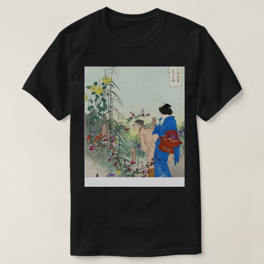 Ogata Gekko houtblokprint T-shirt (Design voorkant)
