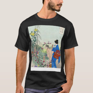 Ogata Gekko houtblokprint T-shirt