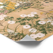 Ogata Korin Flowering Plants in Autumn Poster (Hoek)