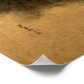 Ogata Kōrin Thunder God Poster (Hoek)