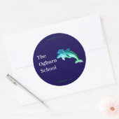 Ogburn School Mascot Sticker Donkerblauw (Envelop)