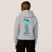 Ogburn School Mascotte Pullover Hoodie - KIDS (Achterkant volledig)