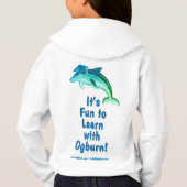 Ogburn School Mascotte Pullover Hoodie - KINDEREN (Achterkant)