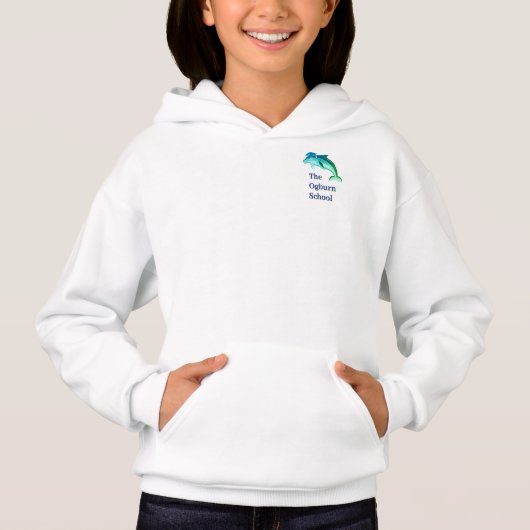 Ogburn School Mascotte Pullover Hoodie - KINDEREN (Voorkant)