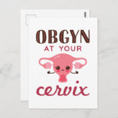 OGBYN op uw Cervix Briefkaart (Voorkant / Achterkant)