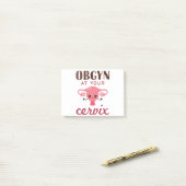 OGBYN op uw Cervix Post-it® Notes (Op bureau)