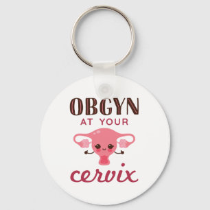 OGBYN op uw Cervix Sleutelhanger