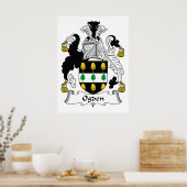 Ogden Family Crest Poster (Keuken)