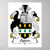 Ogden Family Crest Poster (Voorkant)
