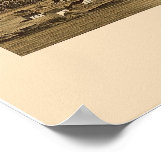 Ogden, UT Panorama - 1889 Poster (Hoek)