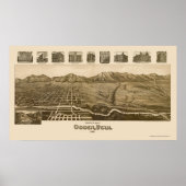 Ogden, UT Panorama - 1890 Poster (Voorkant)