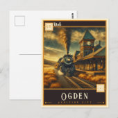 Ogden, Utah | Antiek Briefkaart (Voorkant / Achterkant)