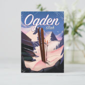 Ogden, Utah skiposter (Staand voorkant)