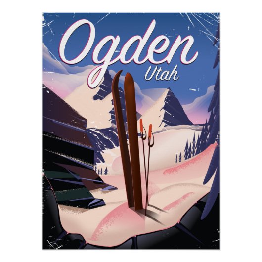 Ogden, Utah-skiposter Perfect Poster (Voorkant)