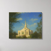 Ogden Utah Temple Painting™ LDS Muurschildering Ca Canvas Afdruk (Voorkant)