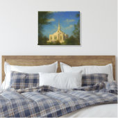 Ogden Utah Temple Painting™ LDS Muurschildering Ca Canvas Afdruk (Insitu (Slaapkamer))