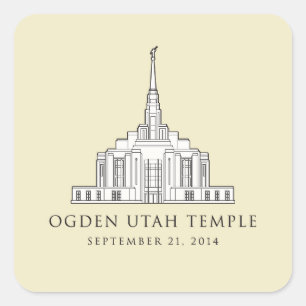 Ogden Utah Temple Primaire sticker
