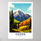 Ogden Utah Travel Print (Voorkant)