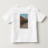 Ogden, Utah - Uitzicht Ogden Canyon en rivier Kinder Shirts (Voorkant)