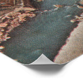 Ogden, Utah - Uitzicht Ogden Canyon en rivier Poster (Hoek)