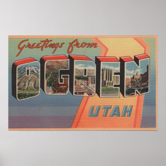 Ogden, UtahLarge Letter ScenesOgden, UT Poster (Voorkant)