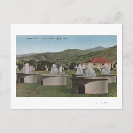 Ogden, UtahView of Artesian ParkOgden, Utah Briefkaart (Voorkant)