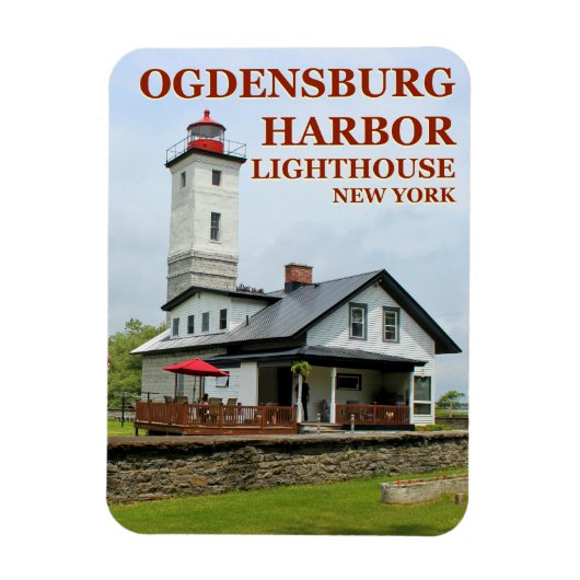 Ogdensburg Harbor Lighthouse, New York Magnet Magneet (Verticaal)