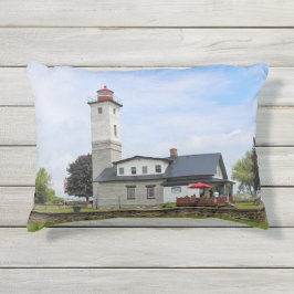 Ogdensburg Harbor Lighthouse, NY Accent Pillow Buitenkussen