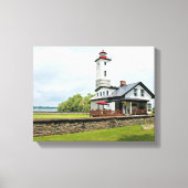 Ogdensburg Harbor Lighthouse, NY Wrapped Canvas (Voorkant)