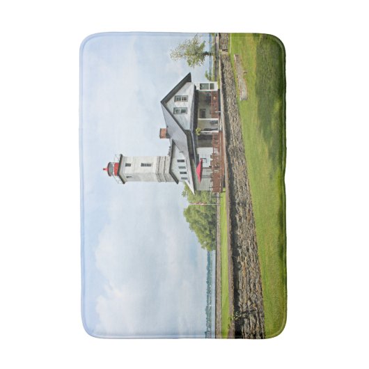 Ogdensburg Harbour Lighthouse, New York Bath Mat (Voorkant Verticaal)