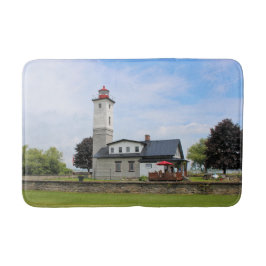 Ogdensburg Harbour Lighthouse, New York Bath Mat