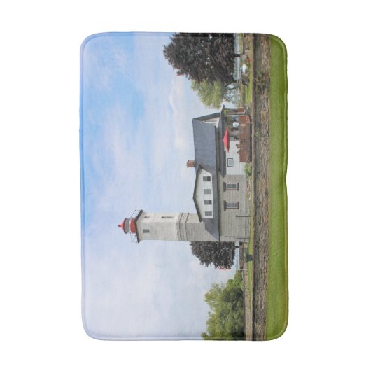 Ogdensburg Harbour Lighthouse, New York Bath Mat (Voorkant Verticaal)