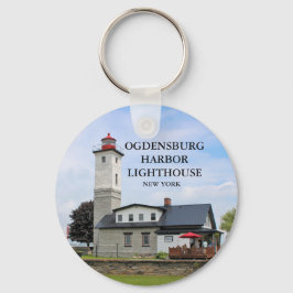 Ogdensburg Harbour Lighthouse, New York Sleutelhan Sleutelhanger