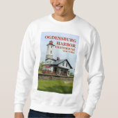 Ogdensburg Harbour Lighthouse, New York Sweatshirt (Voorkant)